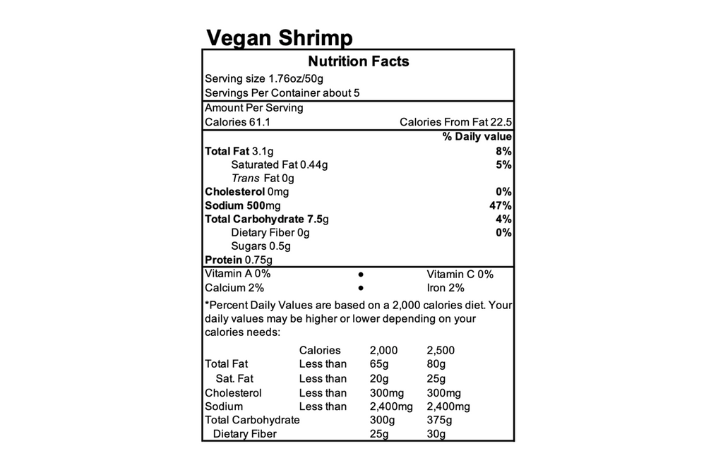 Vegan Shrimp (20 Pack)