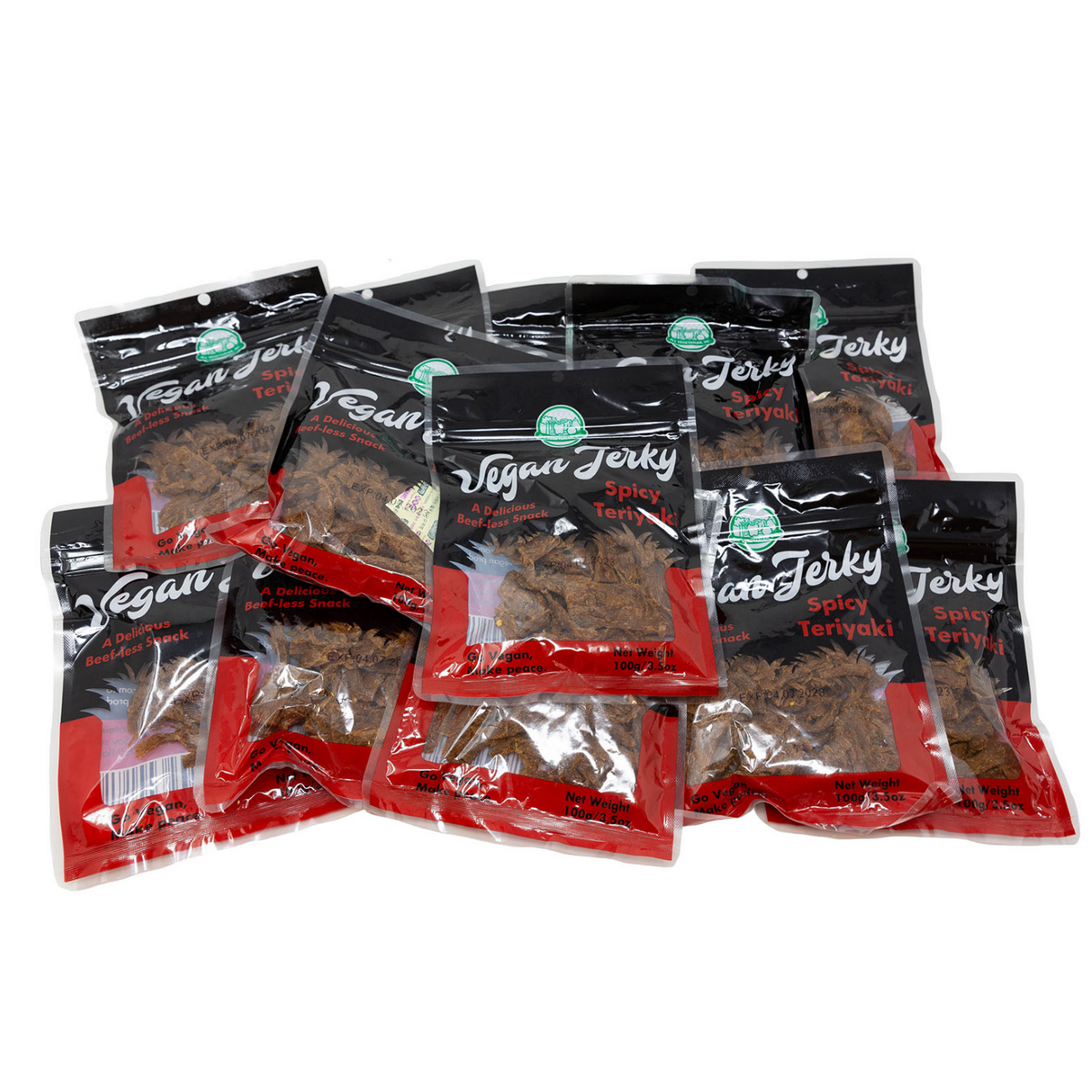 All Vegetarian Inc Vegan Food Vegan Jerky Spicy Teriyaki (12 Pack