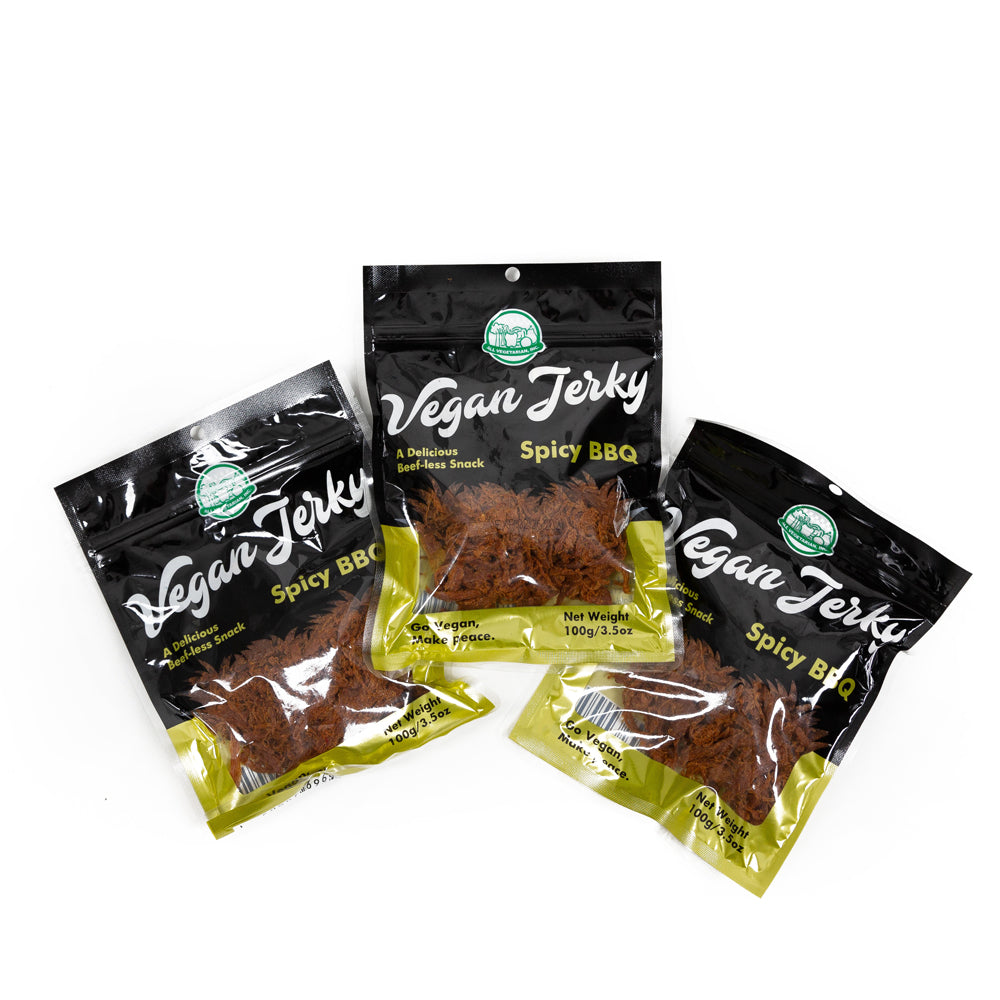 Vegan Jerky - Spicy BBQ (12 Pack)